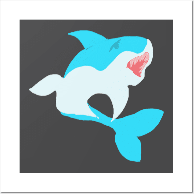 shark toddler Wall Art by osvaldoport76